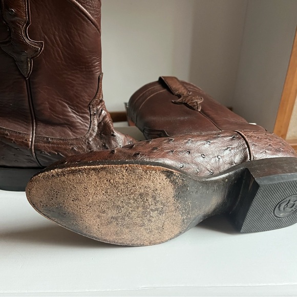 JRC & Sons Full Quill ostrich boots - Picture 2 of 6